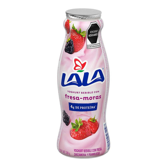 YOGHURT PARA BEBER LALA 220 GR (D) FRESA MORAS