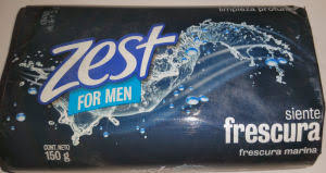 ZEST FOR MEN 135 GR (B) FRESCURA MARINA