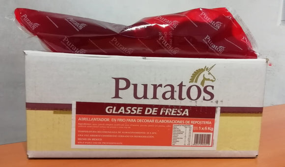 GLASE PURATOS 1KG FRESA